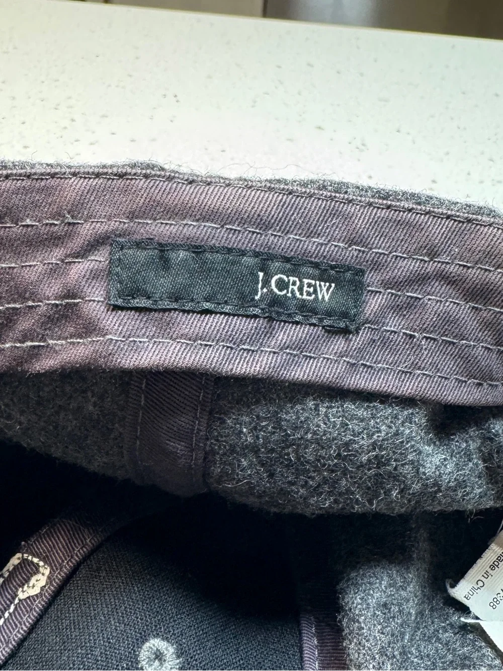 Vintage J Crew Gray Wool Blend Green 